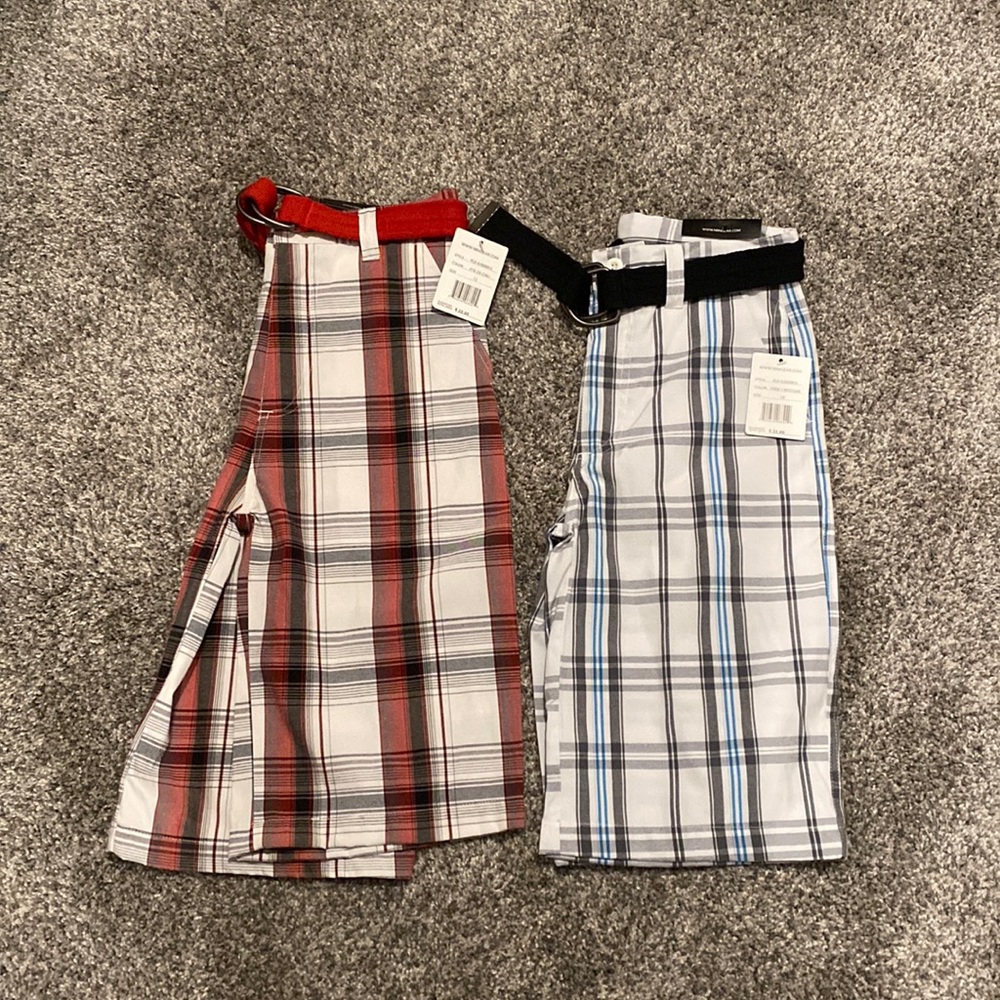 Plaid shorts